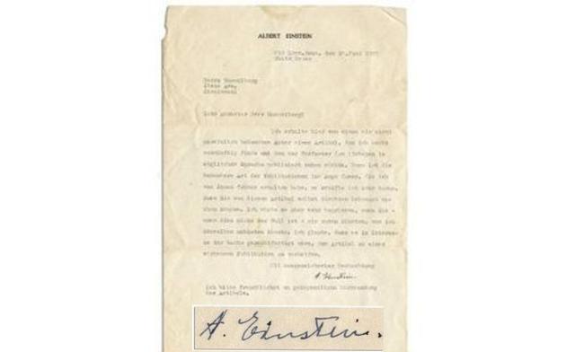 Albert Einstein, wrote letters to an American-German group praising their decision not to allow Jews into their organizatio